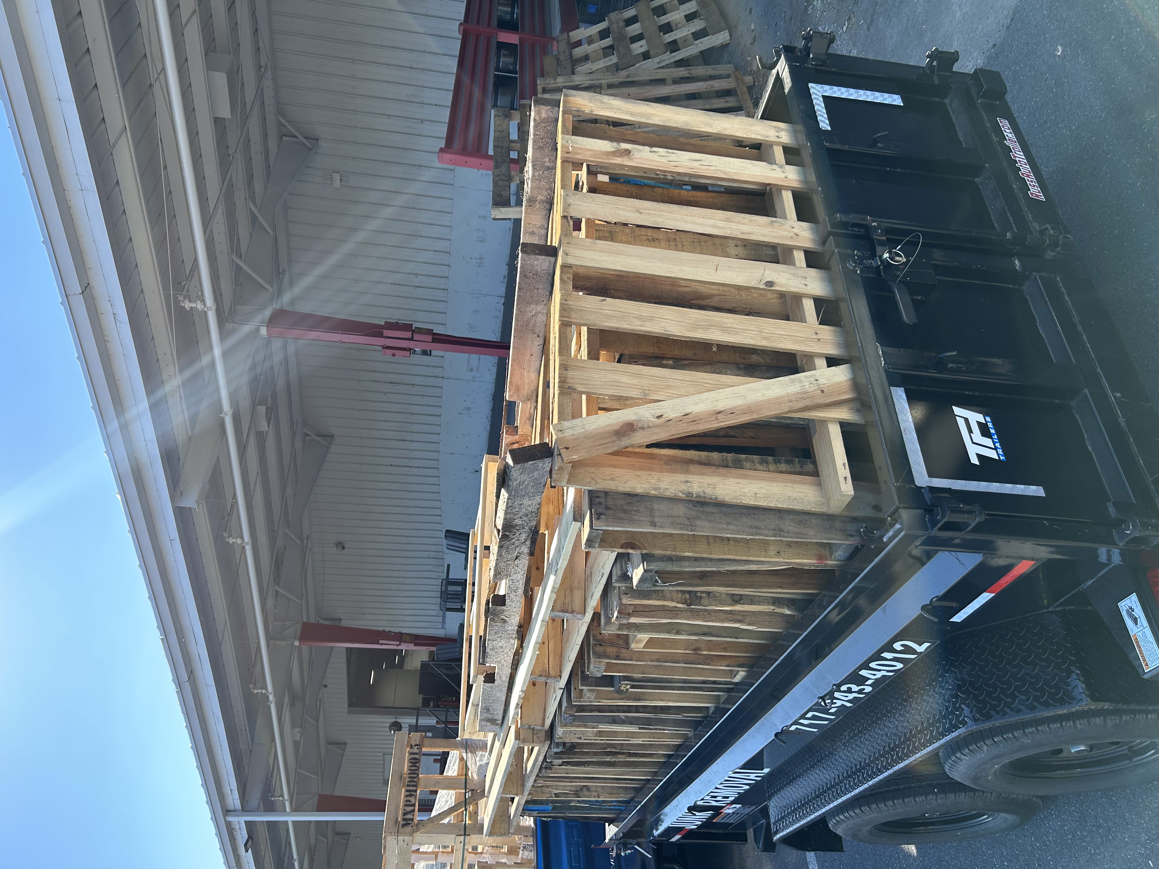 Construction debris and property cleanout — full haul-away with clear quotes