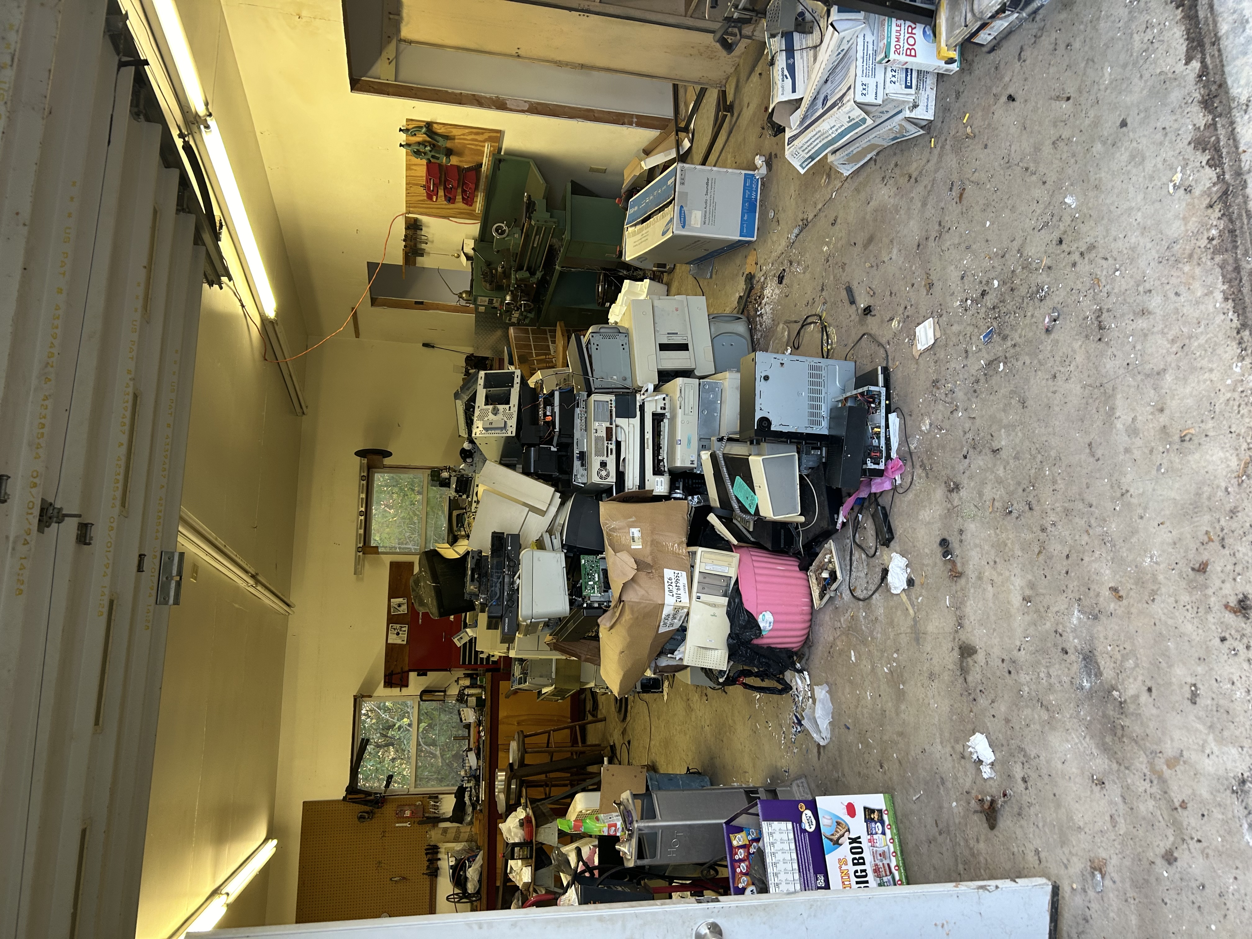 Before Junk Squad cleanout
