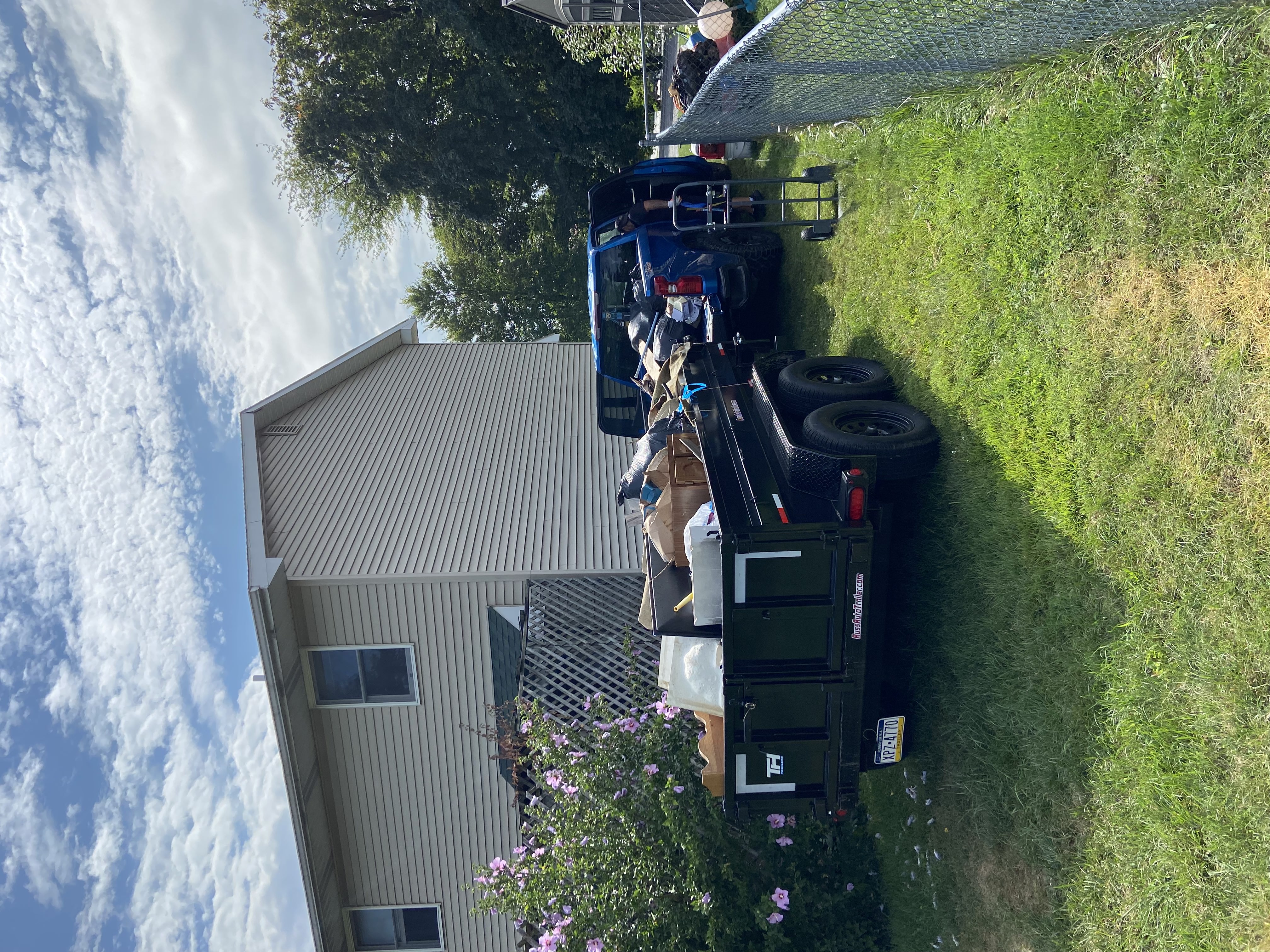 Junk Squad truck loaded during a whole house cleanout in Central PA